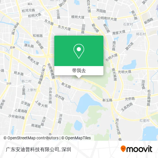 广东安迪普科技有限公司地图