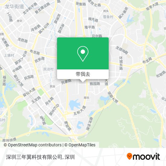 深圳三年翼科技有限公司地图