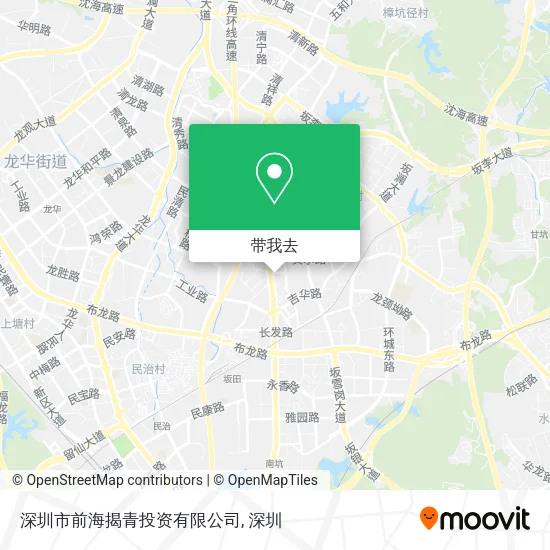 深圳市前海揭青投资有限公司地图
