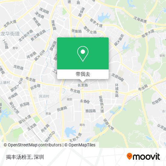 揭丰汤粉王地图