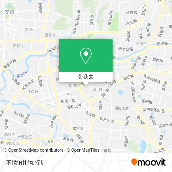 不锈钢扎钩地图