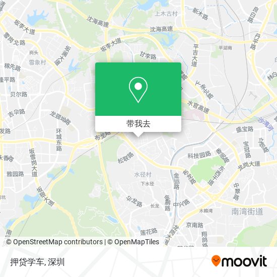 押贷学车地图