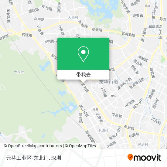 元芬工业区-东北门地图
