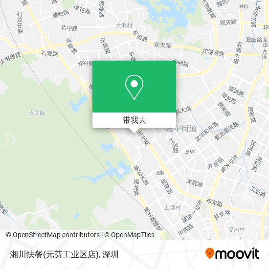 湘川快餐(元芬工业区店)地图
