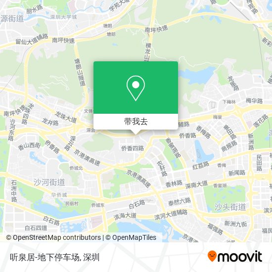 听泉居-地下停车场地图