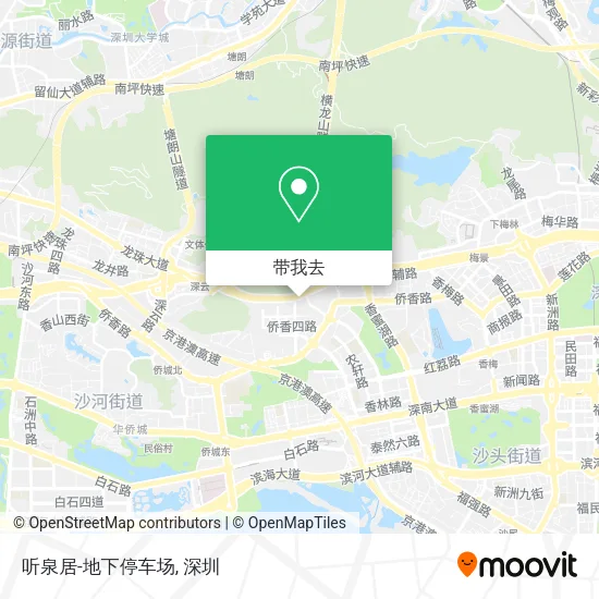 听泉居-地下停车场地图