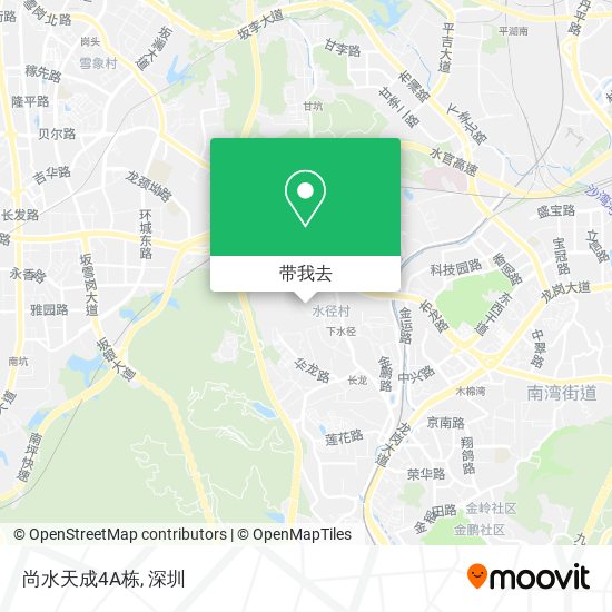 尚水天成4A栋地图
