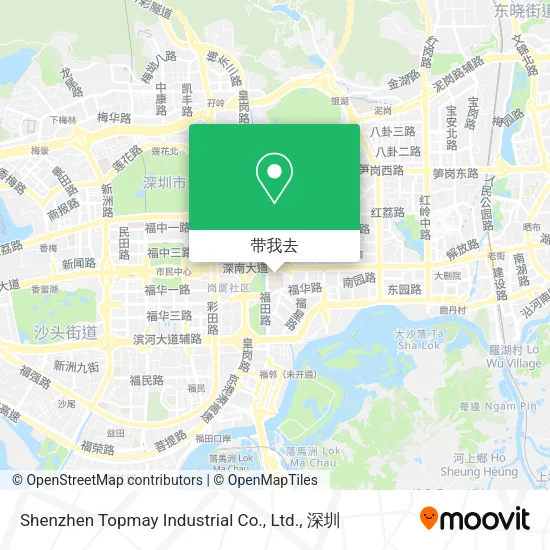 Shenzhen Topmay Industrial Co., Ltd.地图