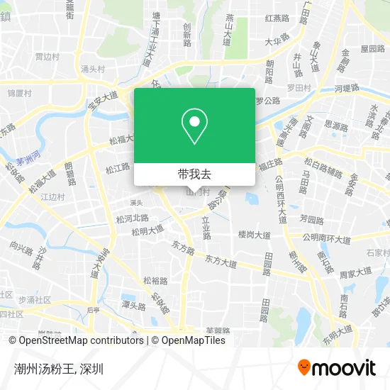 潮州汤粉王地图