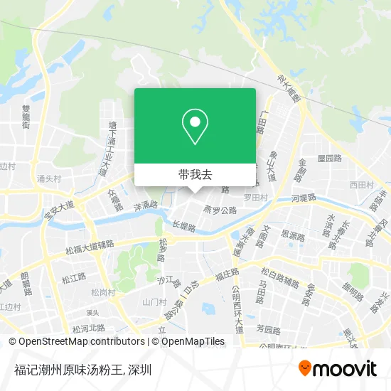 福记潮州原味汤粉王地图