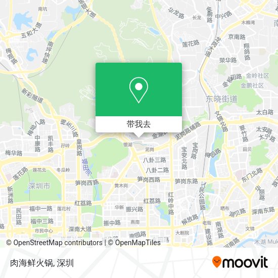 肉海鲜火锅地图