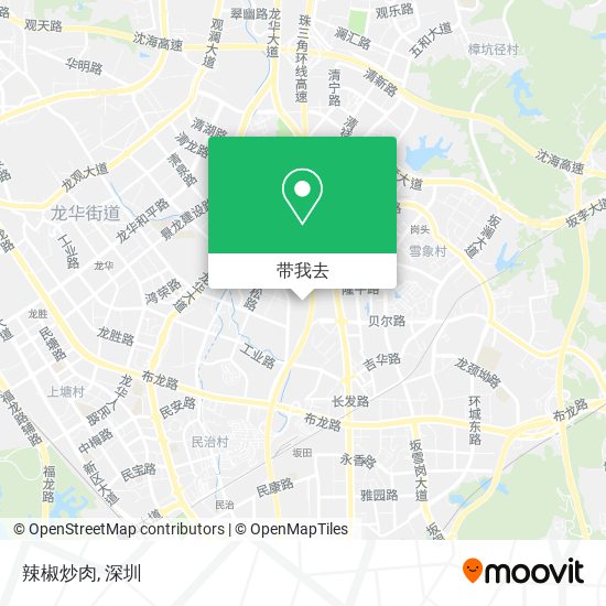 辣椒炒肉地图