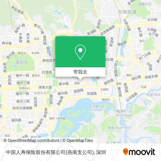 中国人寿保险股份有限公司(燕南支公司)地图