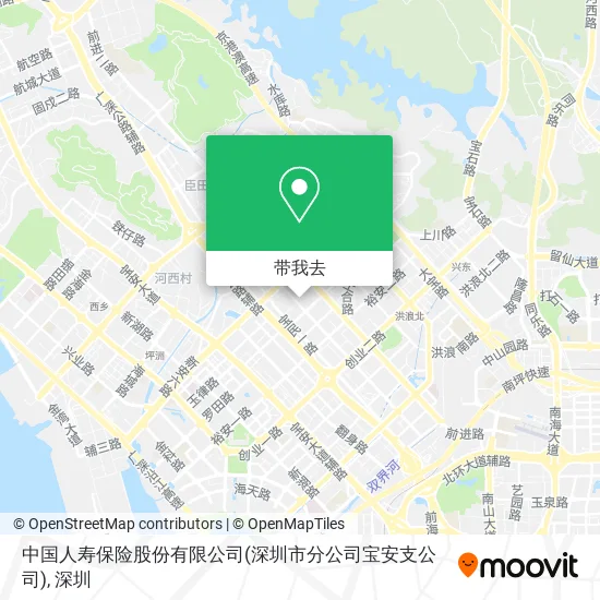 中国人寿保险股份有限公司(深圳市分公司宝安支公司)地图