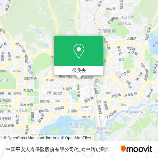 中国平安人寿保险股份有限公司(红岭中路)地图