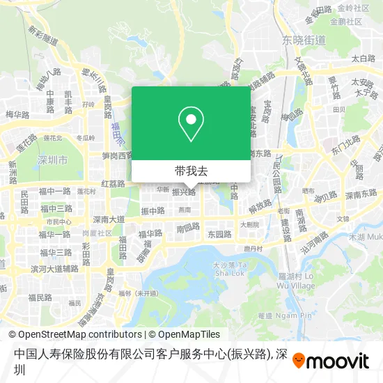 中国人寿保险股份有限公司客户服务中心(振兴路)地图