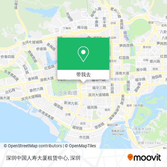 深圳中国人寿大厦租赁中心地图