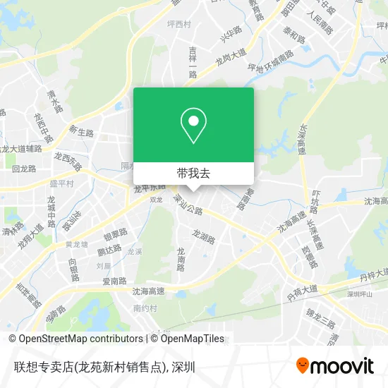 联想专卖店(龙苑新村销售点)地图