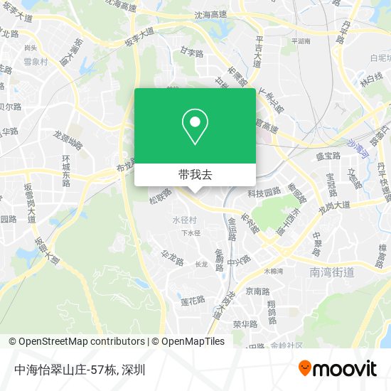 中海怡翠山庄-57栋地图