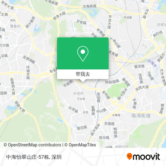 中海怡翠山庄-57栋地图