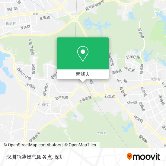 深圳瓶装燃气服务点地图