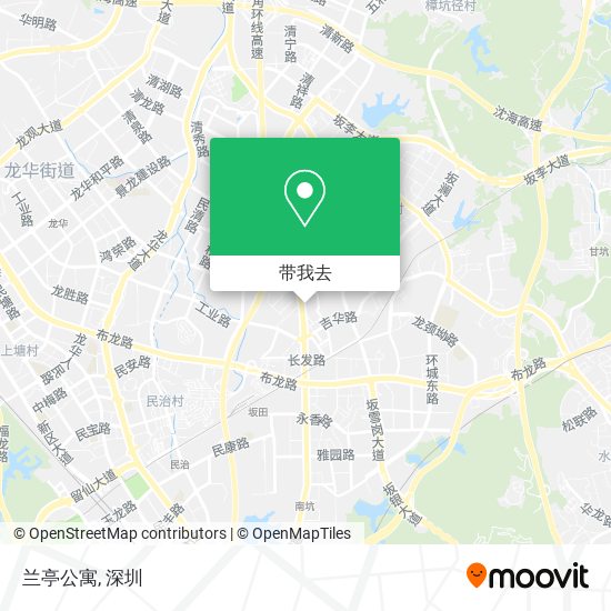 兰亭公寓地图