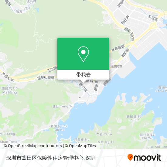 深圳市盐田区保障性住房管理中心地图