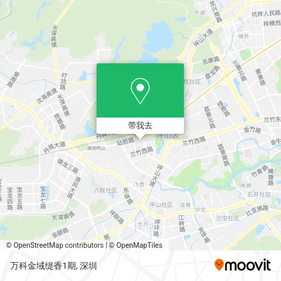 万科金域缇香1期地图