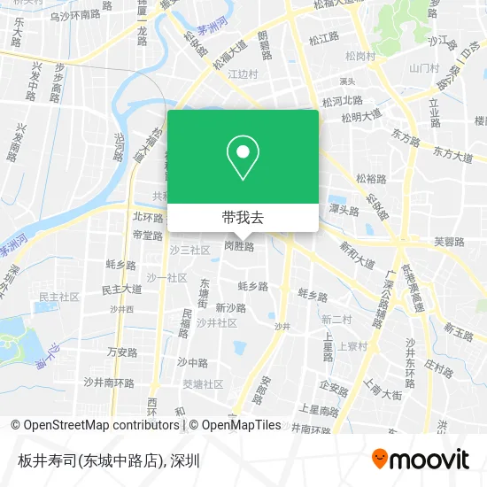 板井寿司(东城中路店)地图