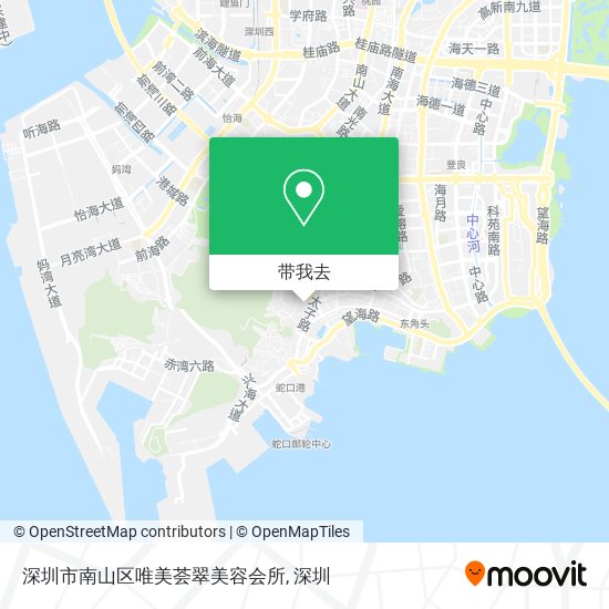 深圳市南山区唯美荟翠美容会所地图