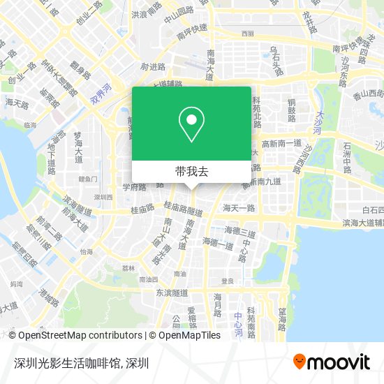 深圳光影生活咖啡馆地图