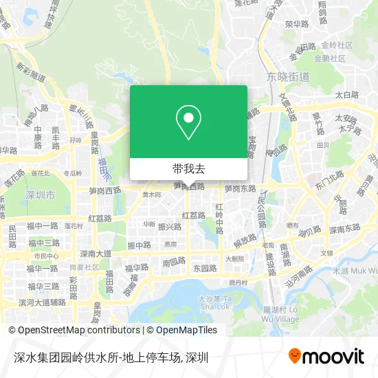 深水集团园岭供水所-地上停车场地图