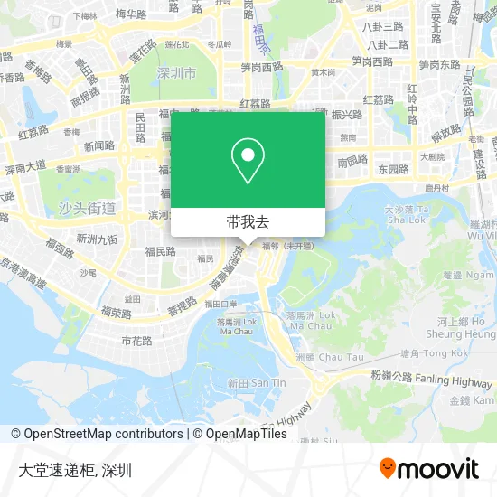 大堂速递柜地图