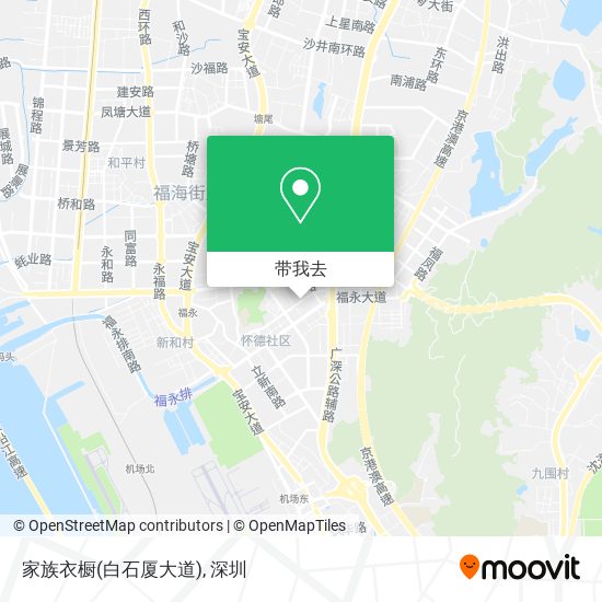 家族衣橱(白石厦大道)地图