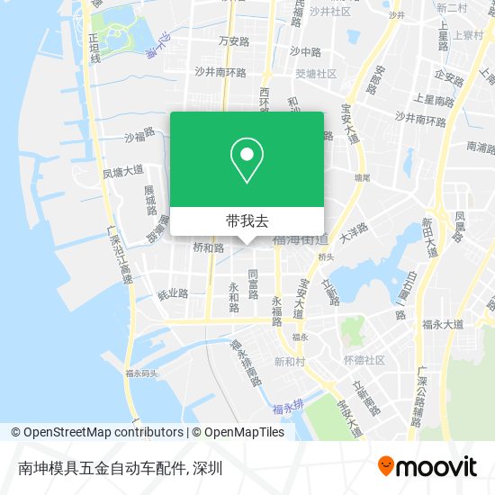 南坤模具五金自动车配件地图