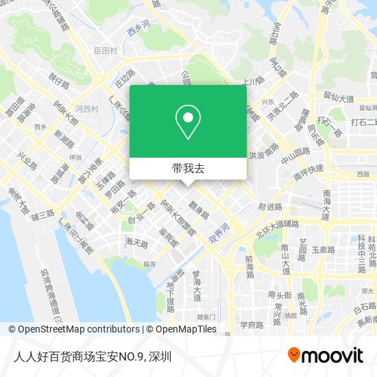 人人好百货商场宝安NO.9地图