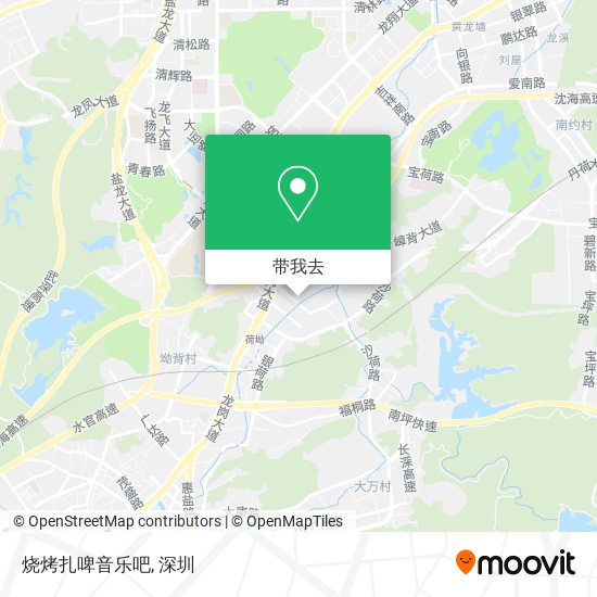 烧烤扎啤音乐吧地图