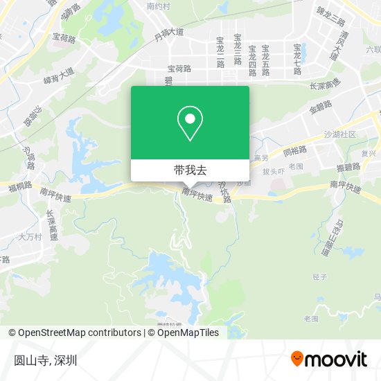 圆山寺地图