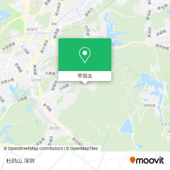 杜鹃山地图
