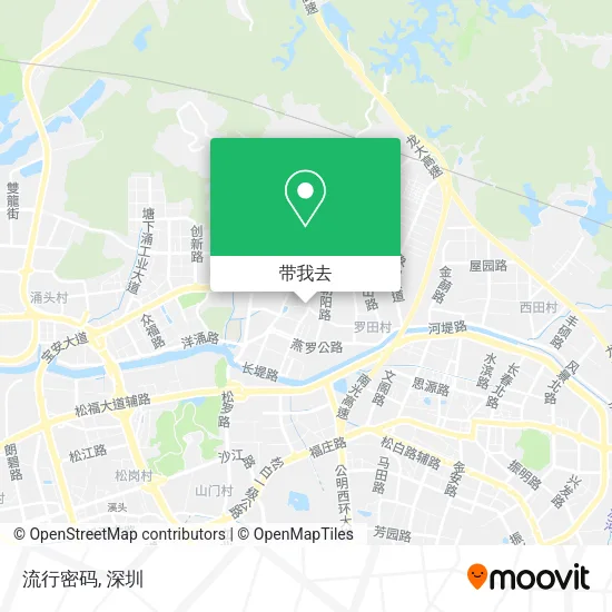 流行密码地图