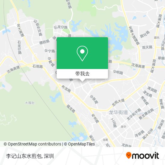 李记山东水煎包地图