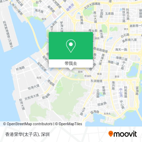 香港荣华(太子店)地图
