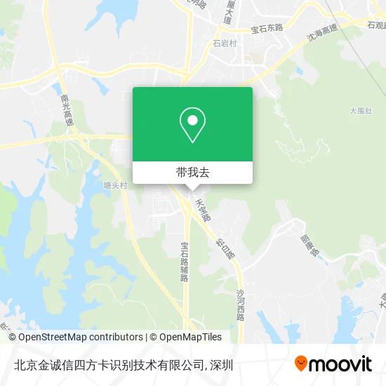 北京金诚信四方卡识别技术有限公司地图