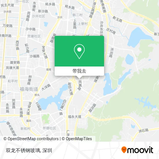 双龙不锈钢玻璃地图