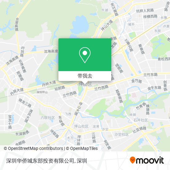深圳华侨城东部投资有限公司地图