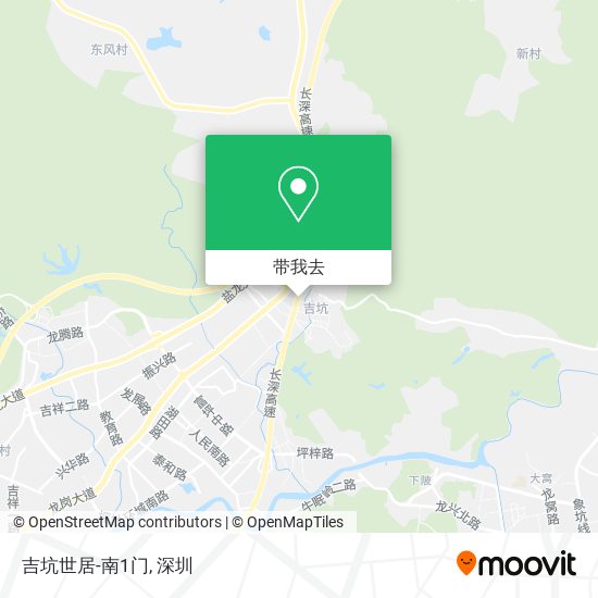 吉坑世居-南1门地图