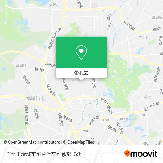 广州市增城车恒通汽车维修部地图