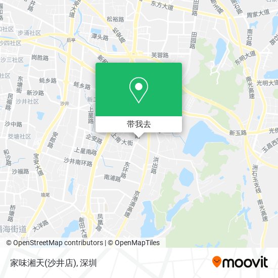 家味湘天(沙井店)地图