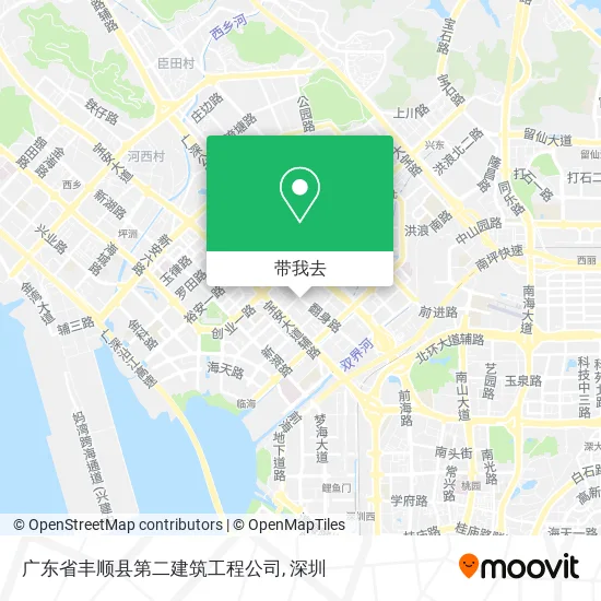广东省丰顺县第二建筑工程公司地图