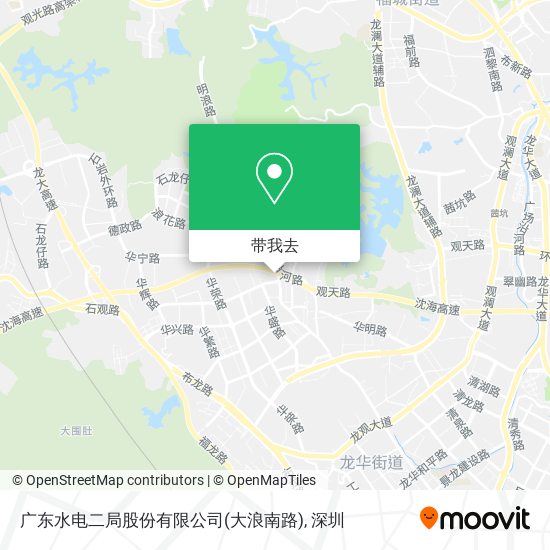 广东水电二局股份有限公司(大浪南路)地图